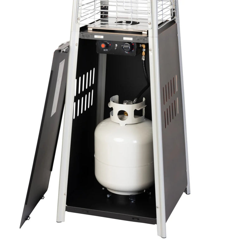 Well Traveled Living Coronado Brushed Bronze Pyramid Flame Propane Patio Heater | GW STORE