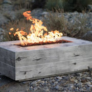 The Outdoor Plus Coronado Woodgrain Natural Gas Fire Pit | GW STORE