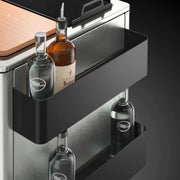 Dometic MoBar 550S Outdoor Mobile Bar with Dual Zone Refrigerator and Bar Top Accessory | GW STORE