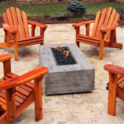 The Outdoor Plus Coronado Woodgrain Natural Gas Fire Pit | GW STORE