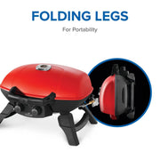 Napoleon TravelQ 285 Portable Propane Gas Grill w/ Griddle | GW STORE