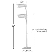 Well Traveled Living Telescoping Offset Pole Mounted Infrared Patio Heater | GW STORE