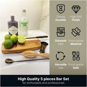 Barhance Mixing Bar Set Cocktail Kit – Premium Bartender Tools | GW STORE