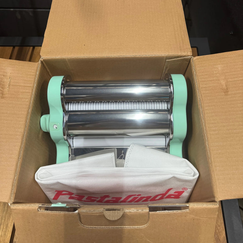 Pastalinda Classic 260 Pasta Maker Machine with  Hand Crank and Two Clamps (Refurbished)