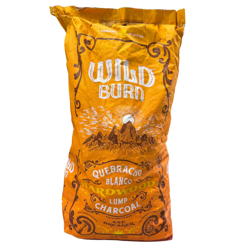 WildBurn Premium Hardwood Lump Charcoal - 20lb Bag