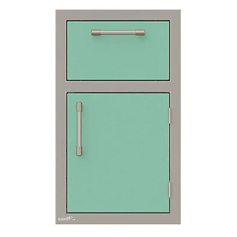 Alfresco 17-Inch Stainless Steel Right-Hinged Door & Paper Towel Holder Combo