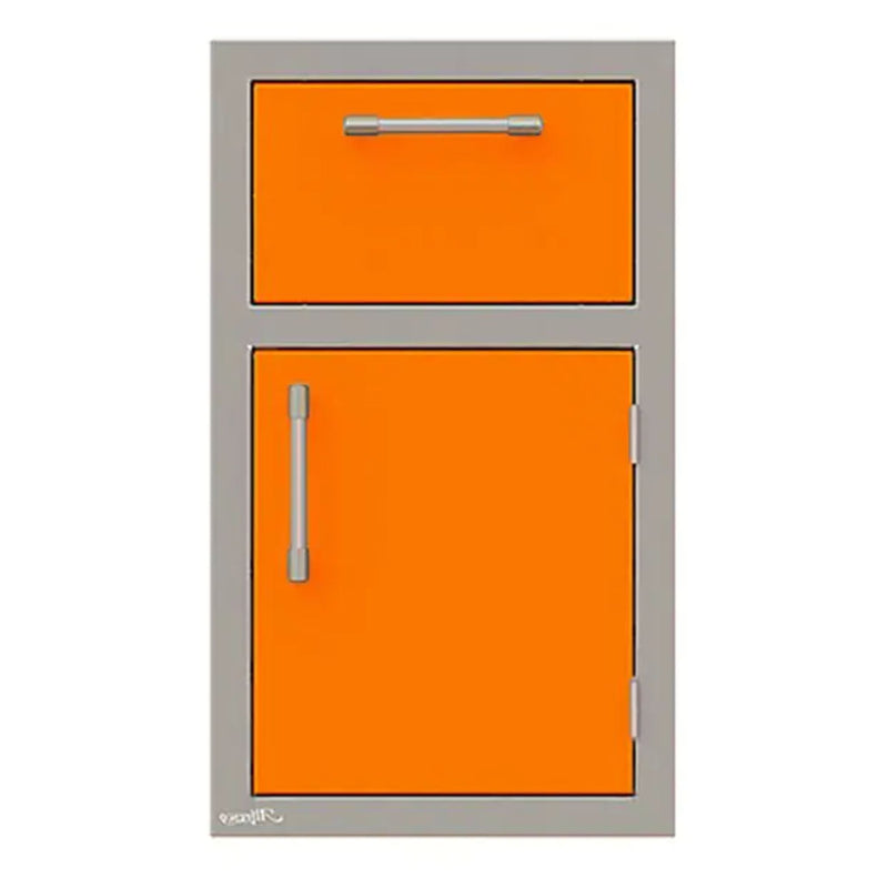 Alfresco 17-Inch Stainless Steel Right-Hinged Door & Paper Towel Holder Combo