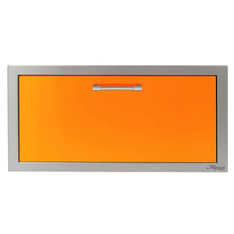 Alfresco 30-Inch VersaPower Stainless Steel Soft-Close Single Drawer