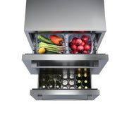 Twin Eagles 24-Inch Refrigerated Double Drawer - TE24D | GW STORE