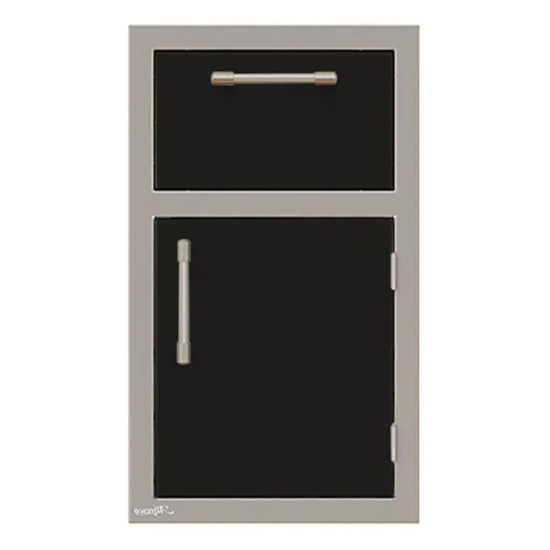 Alfresco 17-Inch Stainless Steel Right-Hinged Door & Paper Towel Holder Combo