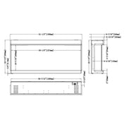 Modern Flames 52 Inch Orion Multi HelioVision Linear Electric Fireplace | GW STORE