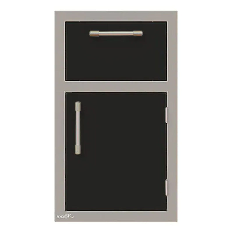 Alfresco 17-Inch Stainless Steel Right-Hinged Door & Paper Towel Holder Combo