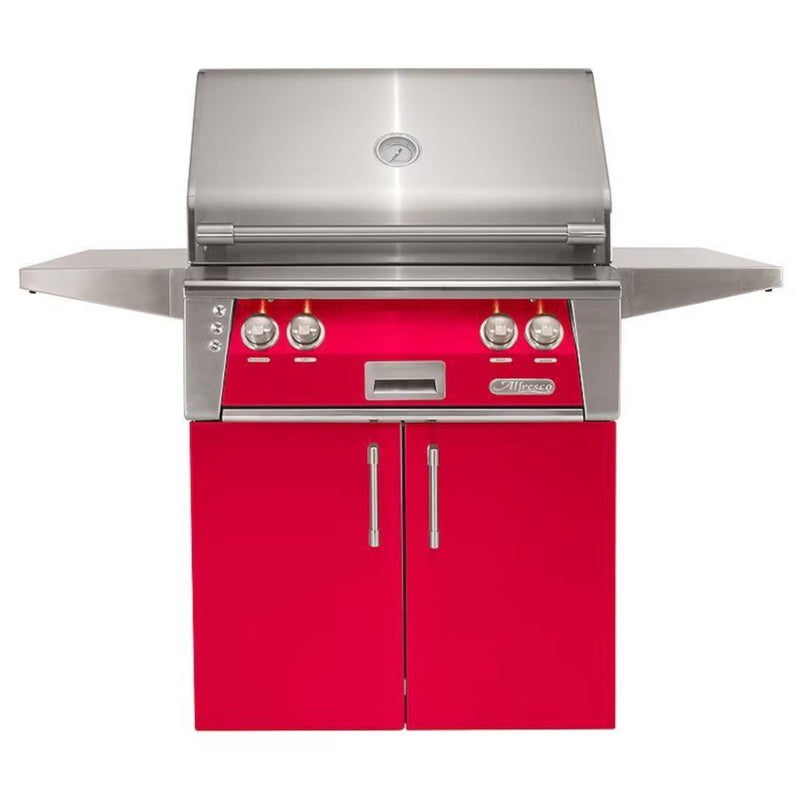 Alfresco 30-Inch Stainless Steel Freestanding Gas Grill w/ Rotisserie & Sear Zone