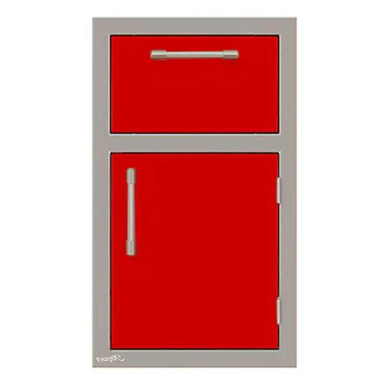 Alfresco 17-Inch Stainless Steel Right-Hinged Door & Paper Towel Holder Combo