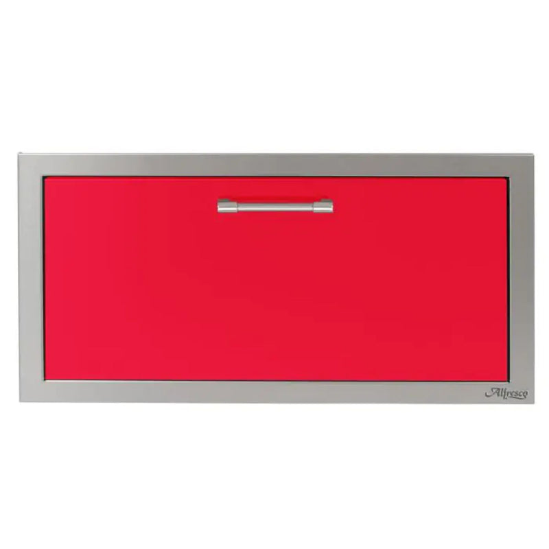 Alfresco 30-Inch VersaPower Stainless Steel Soft-Close Single Drawer