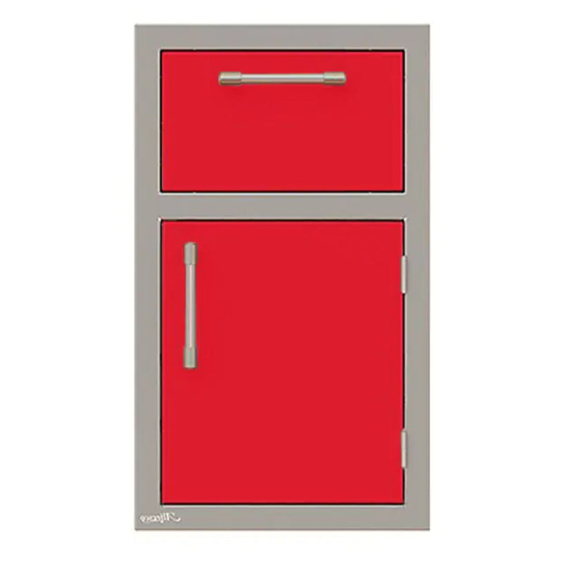 Alfresco 17-Inch Stainless Steel Right-Hinged Door & Paper Towel Holder Combo
