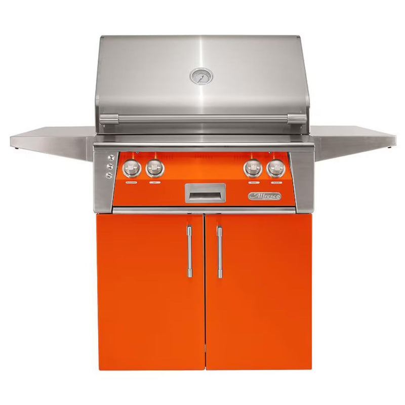 Alfresco 30-Inch Stainless Steel Freestanding Gas Grill w/ Rotisserie & Sear Zone