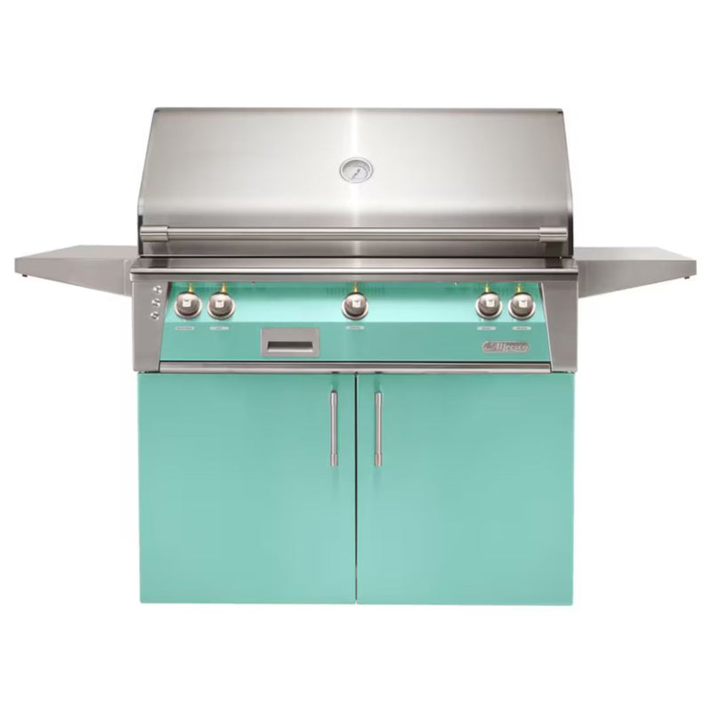 Alfresco 42-Inch Stainless Steel Freestanding Gas Grill w/ Sear Zone & Rotisserie