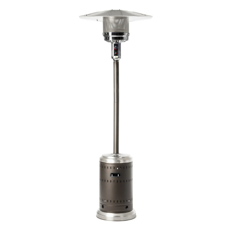 Well Traveled Living Ash & Stainless Steel Finish Propane Gas Patio Heater | GW STORE