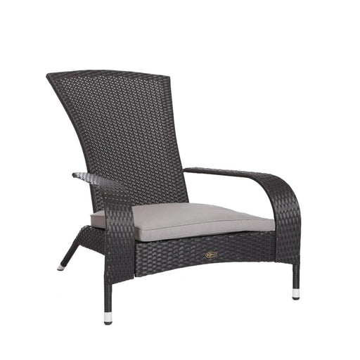 Well Traveled Living Black Coconino Wicker Chair | GW STORE