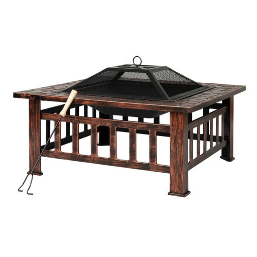 Well Traveled Living Foxdale Square Wood-Burning Fire Pit | GW STORE