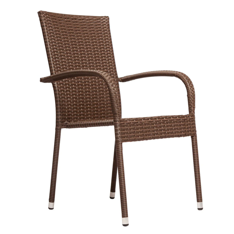 Well Traveled Living Set of 4 Morgan Outdoor Wicker Chairs | GW STORE