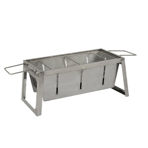Well Traveled Living Stainless Steel Foldaway Charcoal Grill | GW STORE