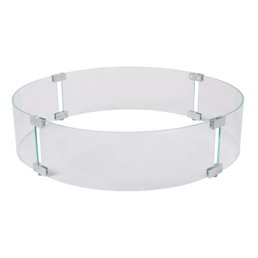 Well Traveled Living Tempered Glass Wind Guard for Round Fire Pits | GW STORE