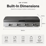 Bosca Block 1000 Built-In Gas Grill | GW STORE