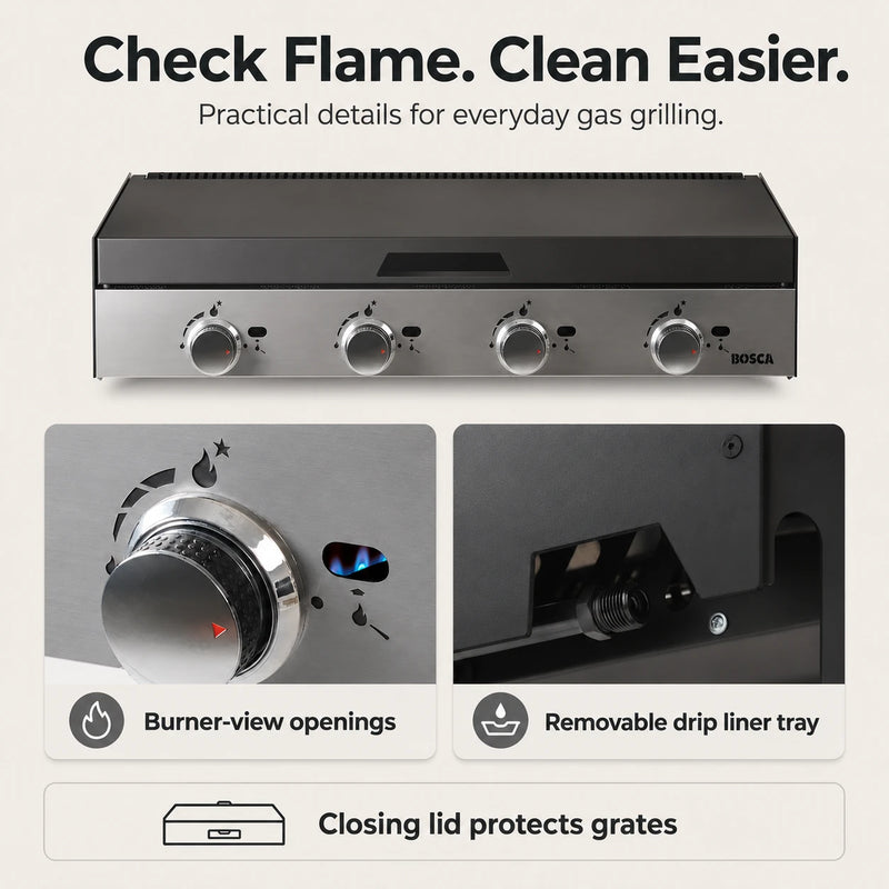 Bosca Block 1000 Built-In Gas Grill | GW STORE