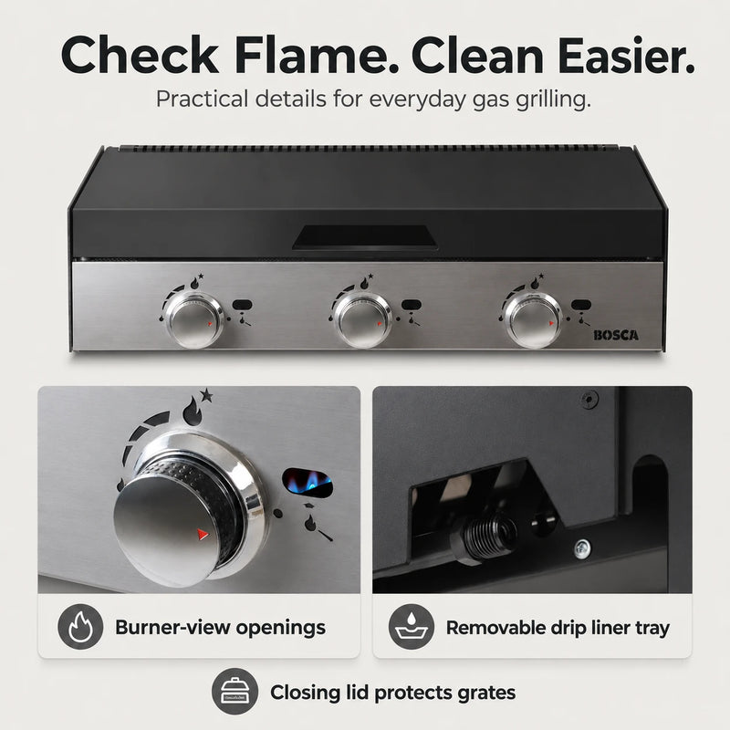 Bosca Block 750 Built-In Gas Grill | GW STORE