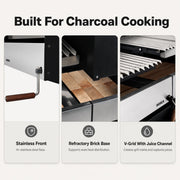 Bosca Roble Freestanding Charcoal Grill | GW STORE