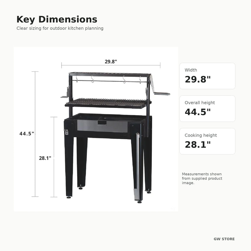 Bosca Maiten Freestanding Santa Maria Charcoal Grill