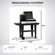 Bosca Block Puelo Freestanding Charcoal Grill | GW STORE
