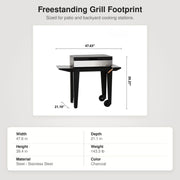 Bosca Quillay Freestanding Charcoal Grill | GW STORE
