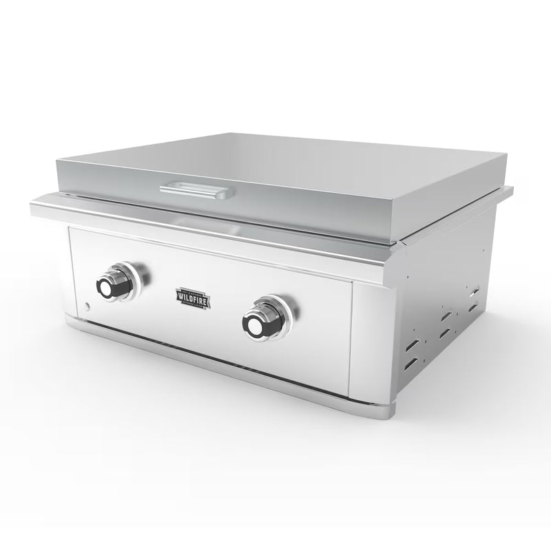 Wildfire Ranch Pro 30-in 2 Burner Built-In 304 SS Propane Griddle - WFPRO30GRD-SS-LP