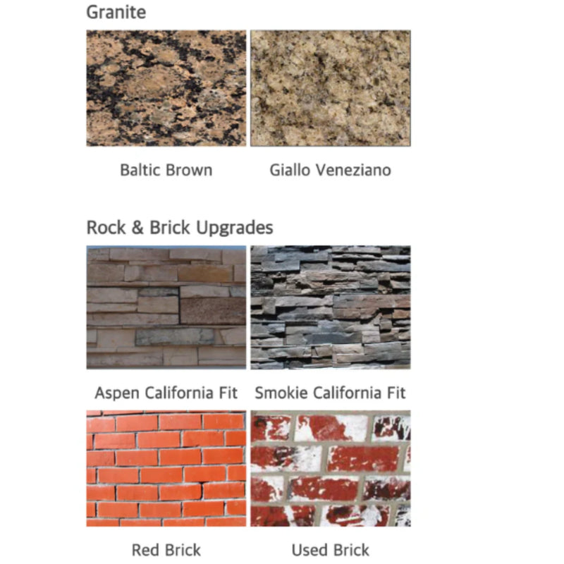 Lion Premium Grills Premium Q 36 3/4" x 96 1/2" in Rock or Brick