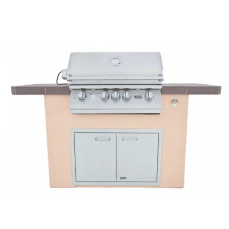Lion Premium Grills Superior Q 27 1/4" x 72" in Rock or Brick