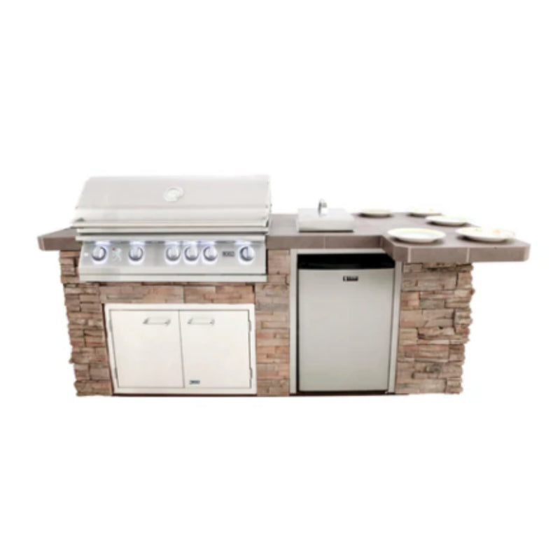 Lion Premium Grills Quality Q 27 1/4" x 96 1/2" in Stucco