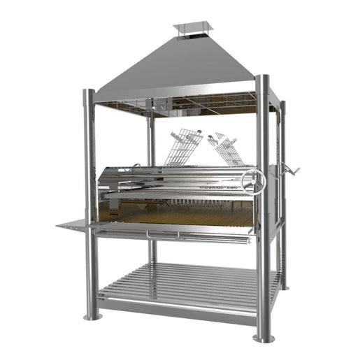 Tagwood BBQ22SS Argentine Wood Fire & Charcoal Freestanding Grill - "The Larger Beast" | GW STORE
