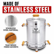 Small Roasting Barrel 5–6 kg (10–12 lb) – INOX Line | GW STORE