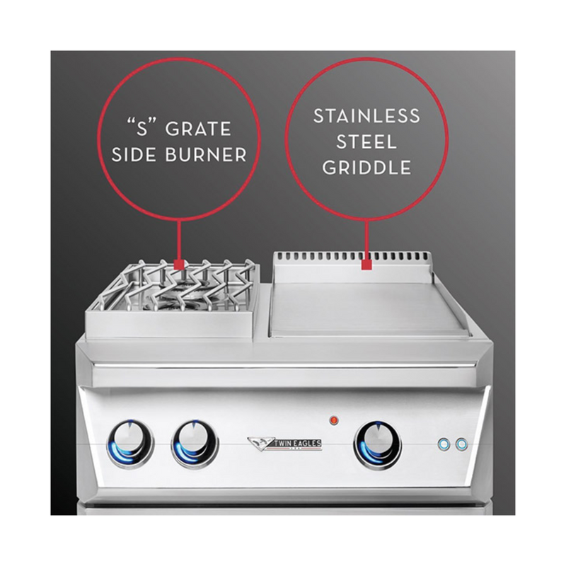 Twin Eagles 30" Breakfast Club Gas Burner W/ Griddle | GW STORE