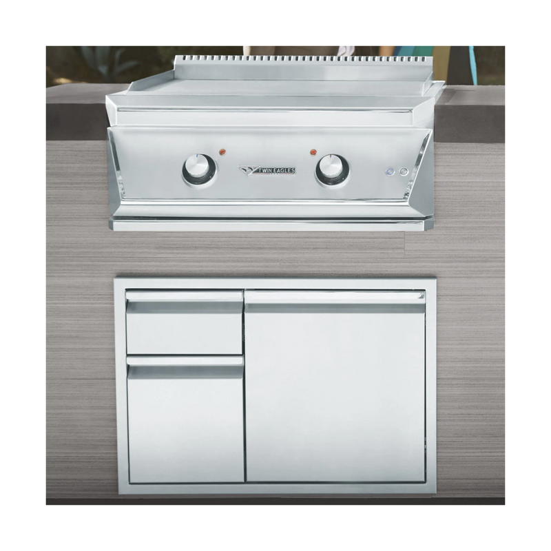 Twin Eagles 30" Built-In Gas Teppanyaki Griddle - TETG30-CL | GW STORE