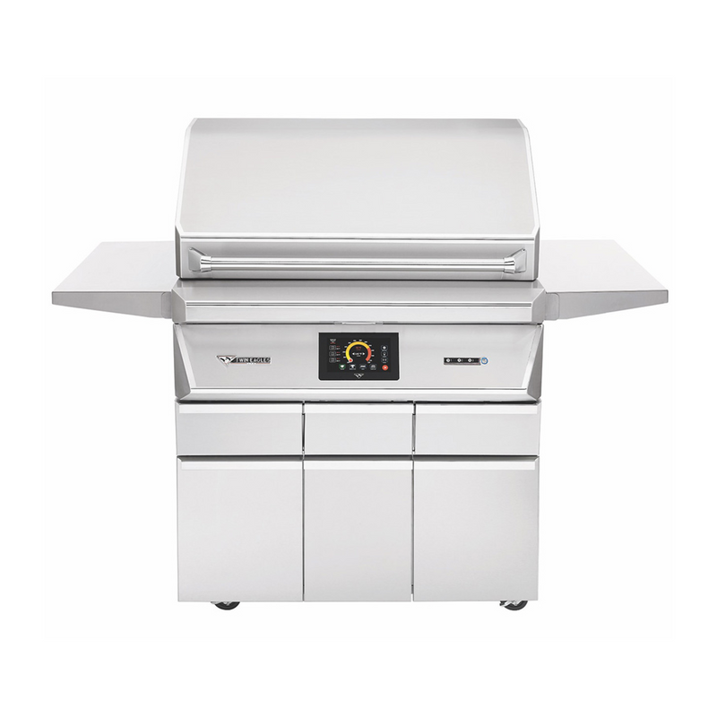 Twin Eagles 36" Pellet Built-In Grill and Smoker with Rotisserie Base | GW STORE