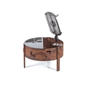 Rollo Open Fire Grill Fuegos TX GW Store for BBQ Oxid