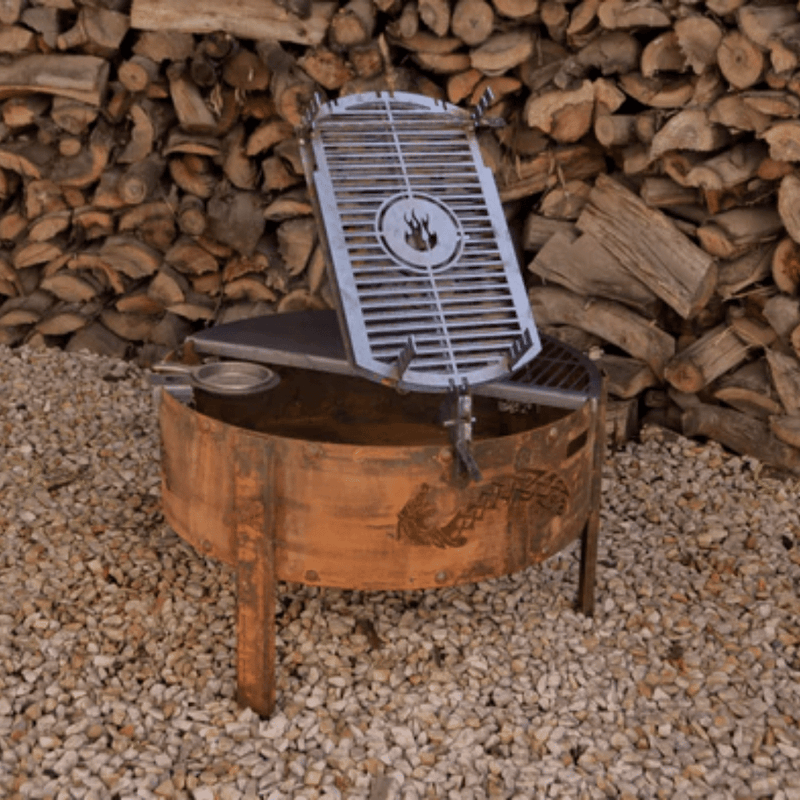 Rollo Open Fire Grill Fuegos TX GW Store for BBQ Oxid