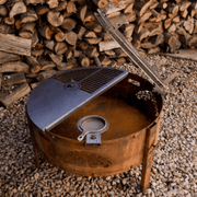 Rollo Open Fire Grill Fuegos TX GW Store for BBQ Oxid