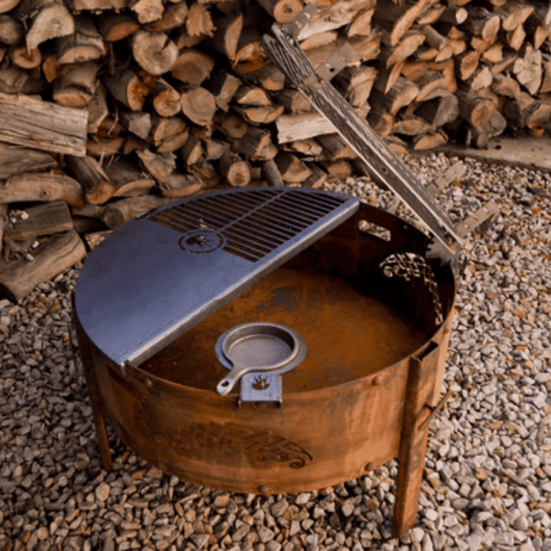 Rollo Open Fire Grill Fuegos TX GW Store for BBQ Oxid